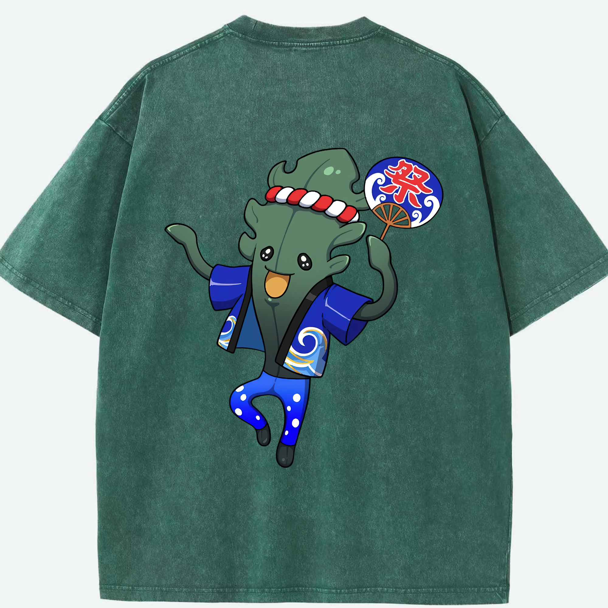 （画像用） 妖怪ウォッチ Yo-kai Watch 綿100% ヴィンテージ風 半袖Tシャツ（背面プリント）